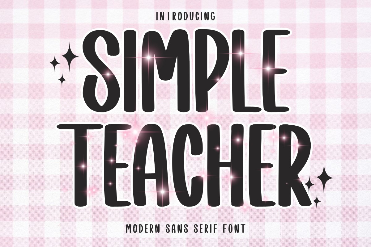 フォント Simple Teacher