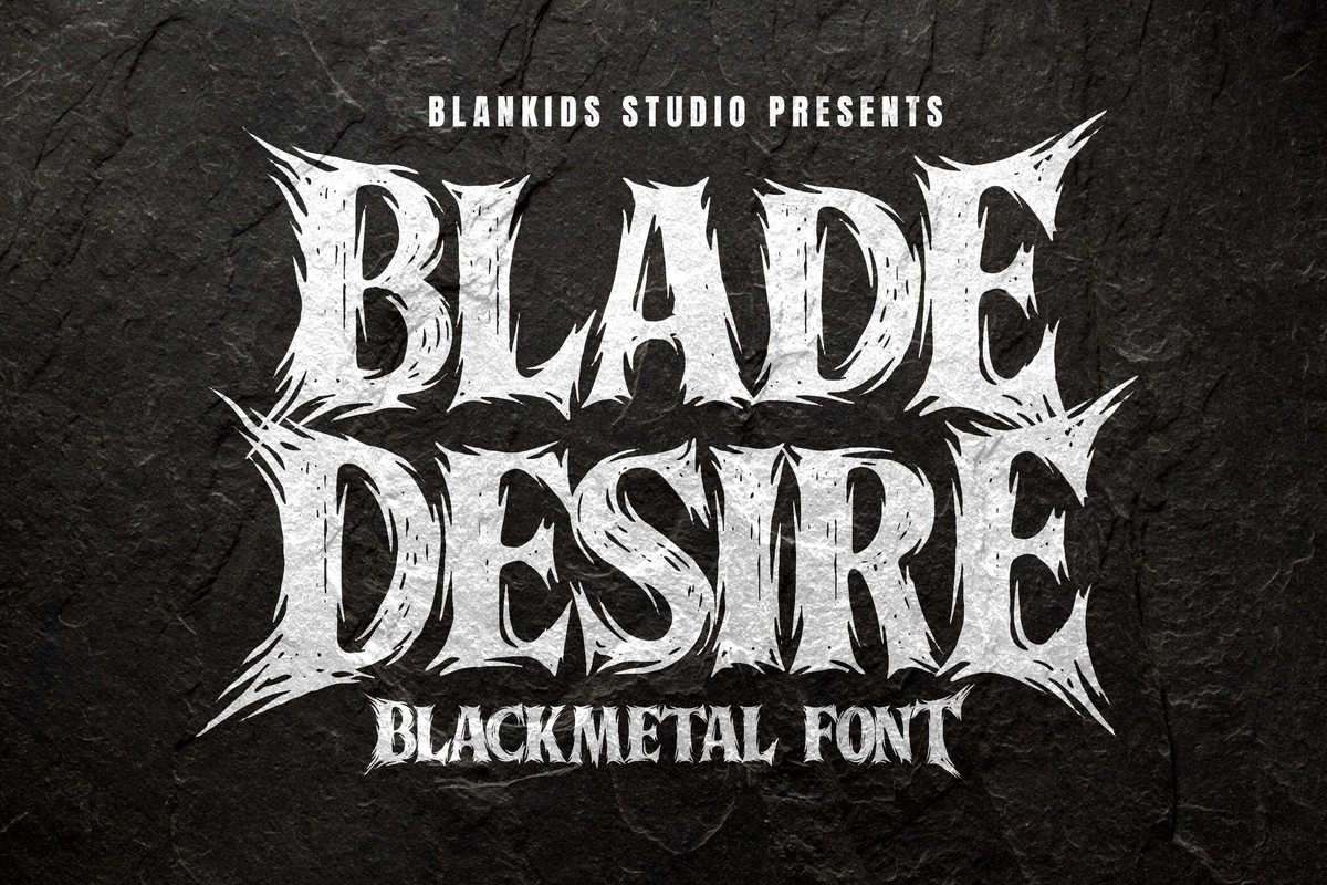 フォント Blade Desire
