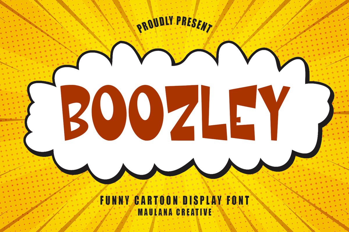 フォント Boozley