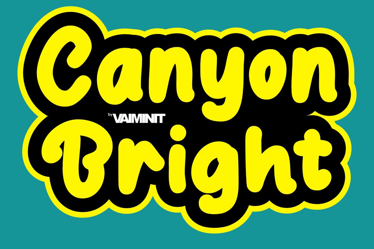 フォント Canyon Bright