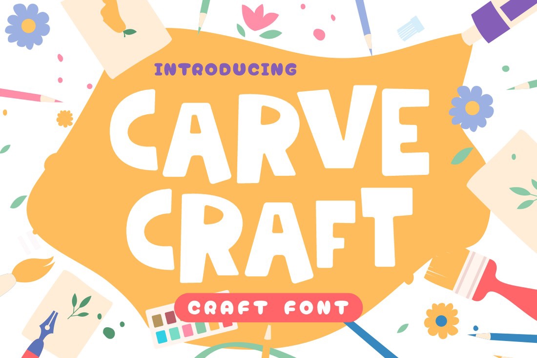 フォント Carve Craft
