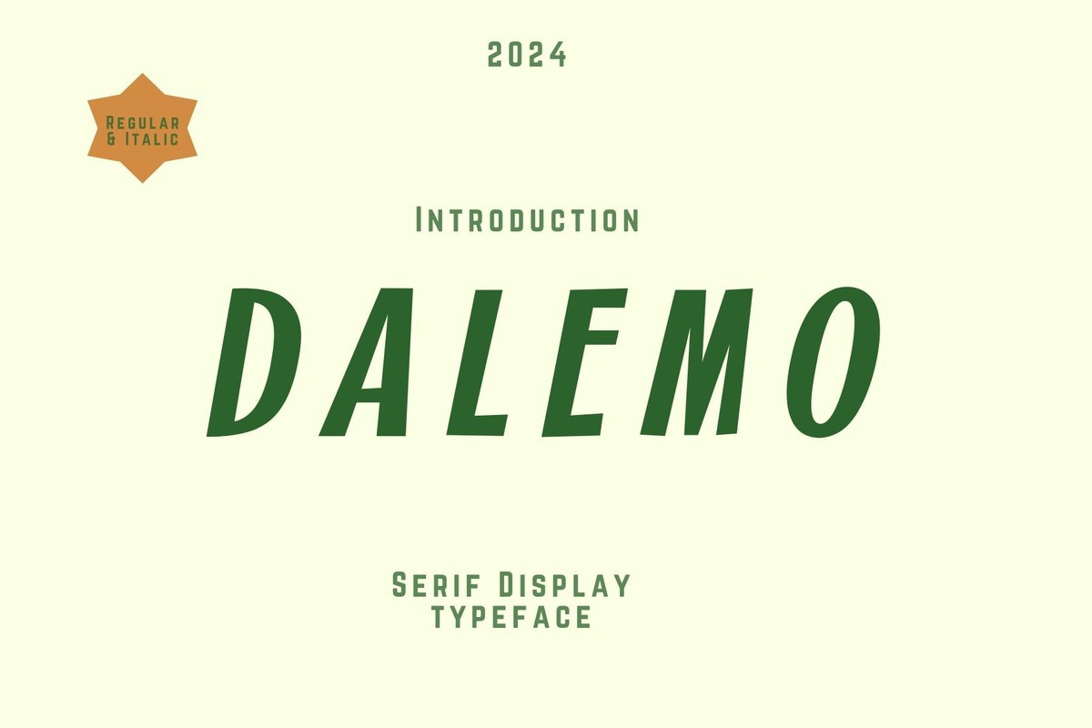 フォント Dalemo