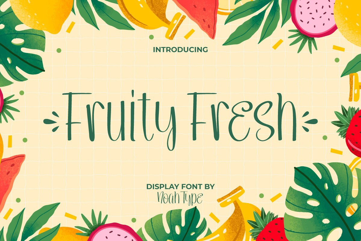 フォント Fruity Fresh
