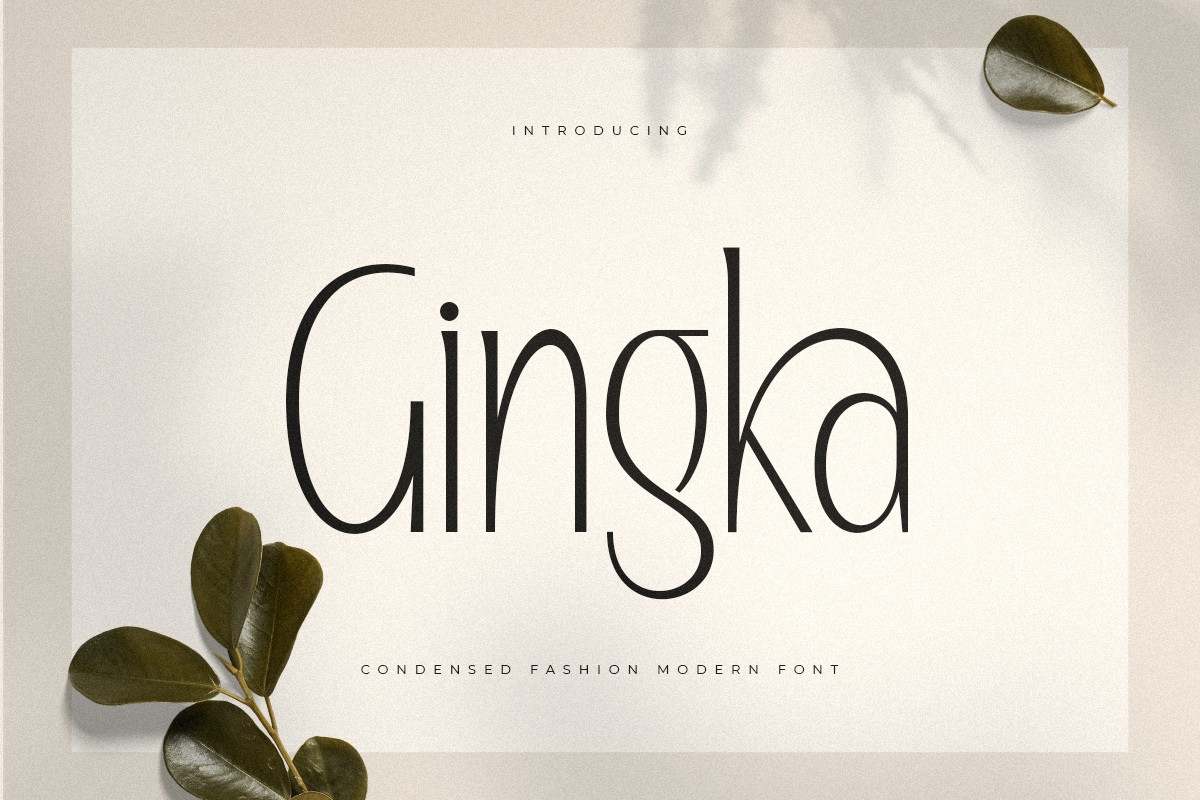 フォント Gingka