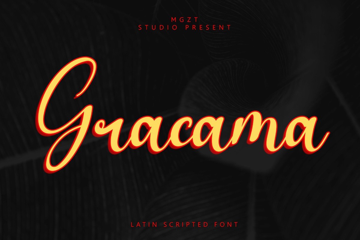 フォント Gracama