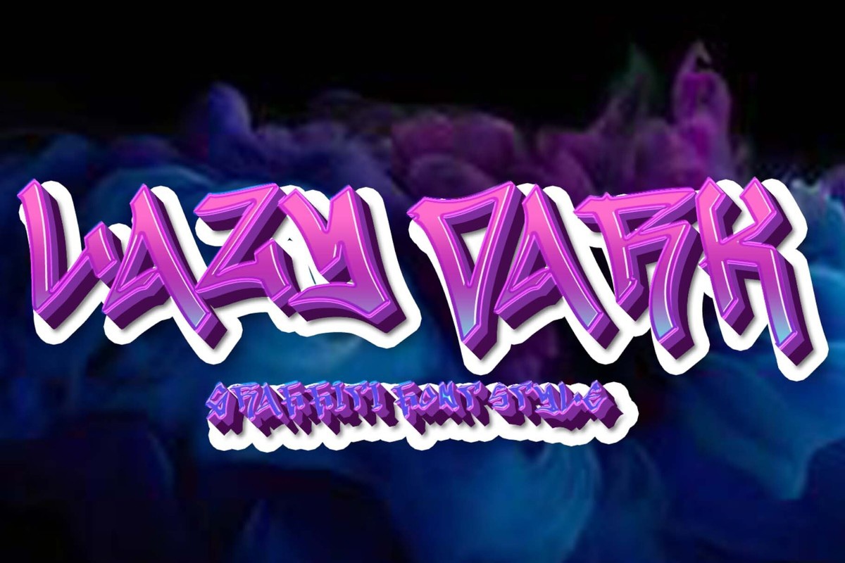 フォント Lazy Dark