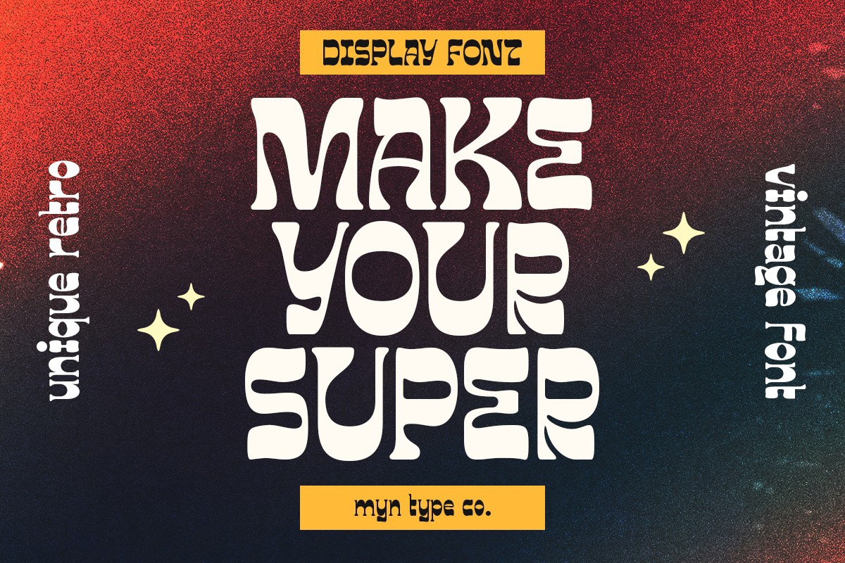フォント Make Your Super
