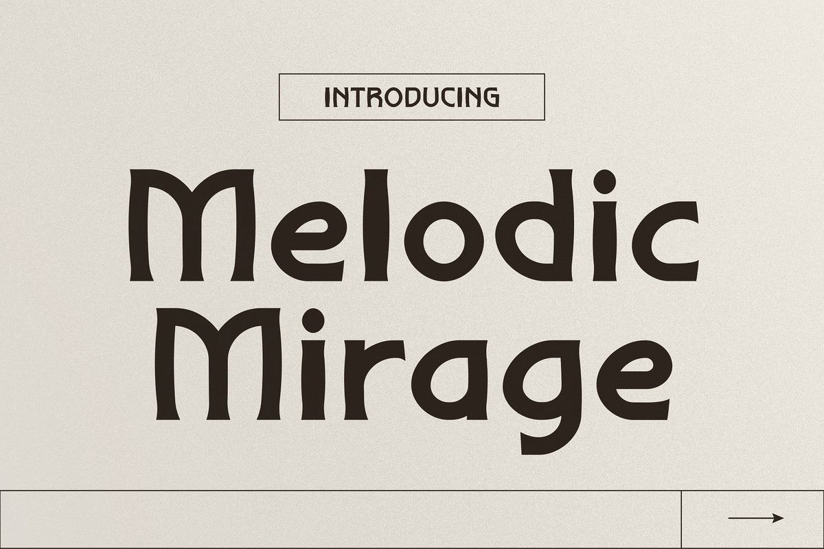 フォント Melodic Mirage