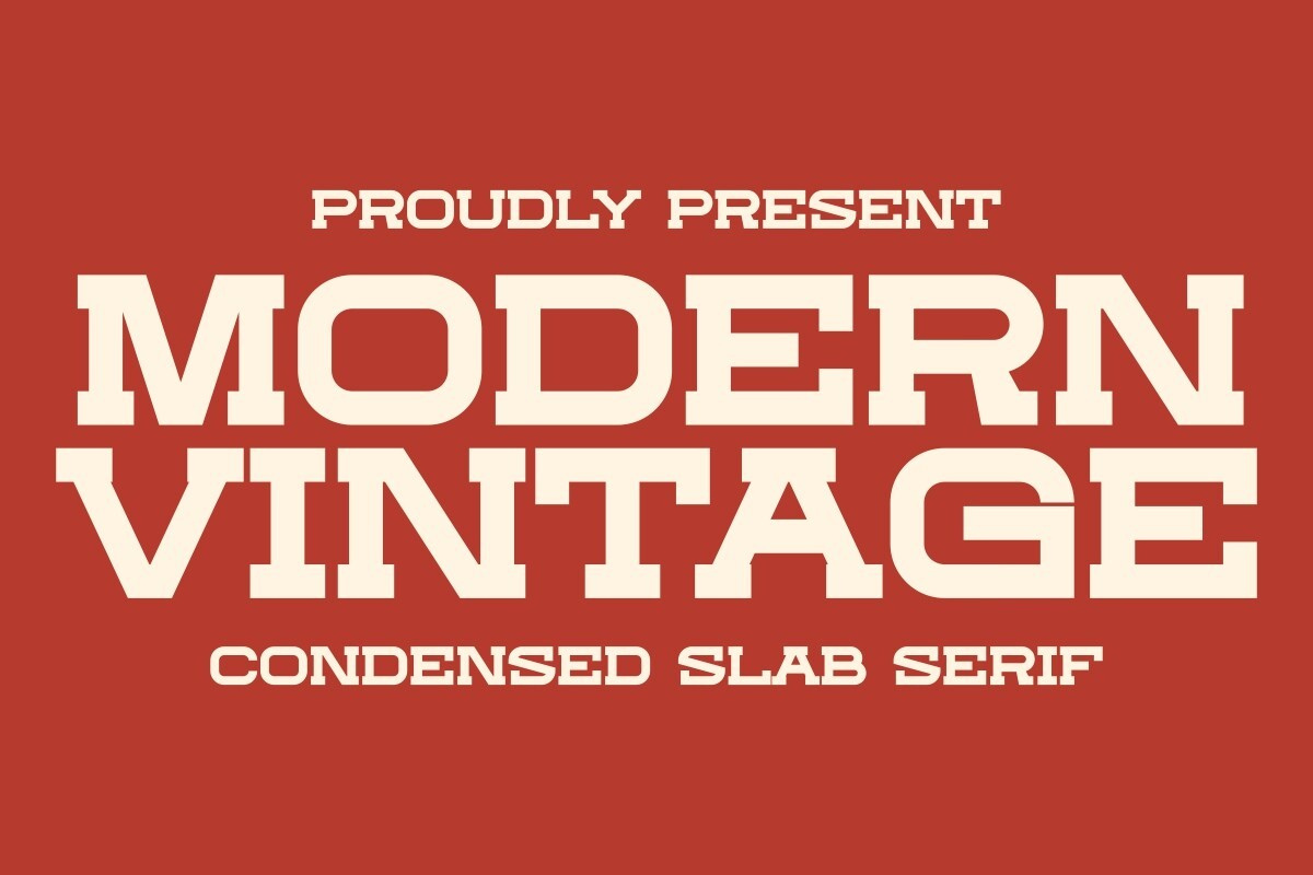 フォント Modern Vintage
