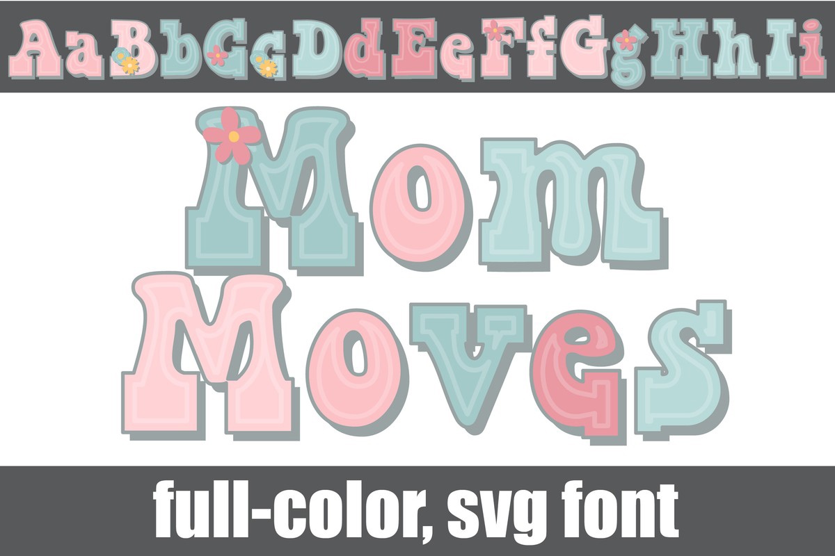 フォント Mom Moves CF