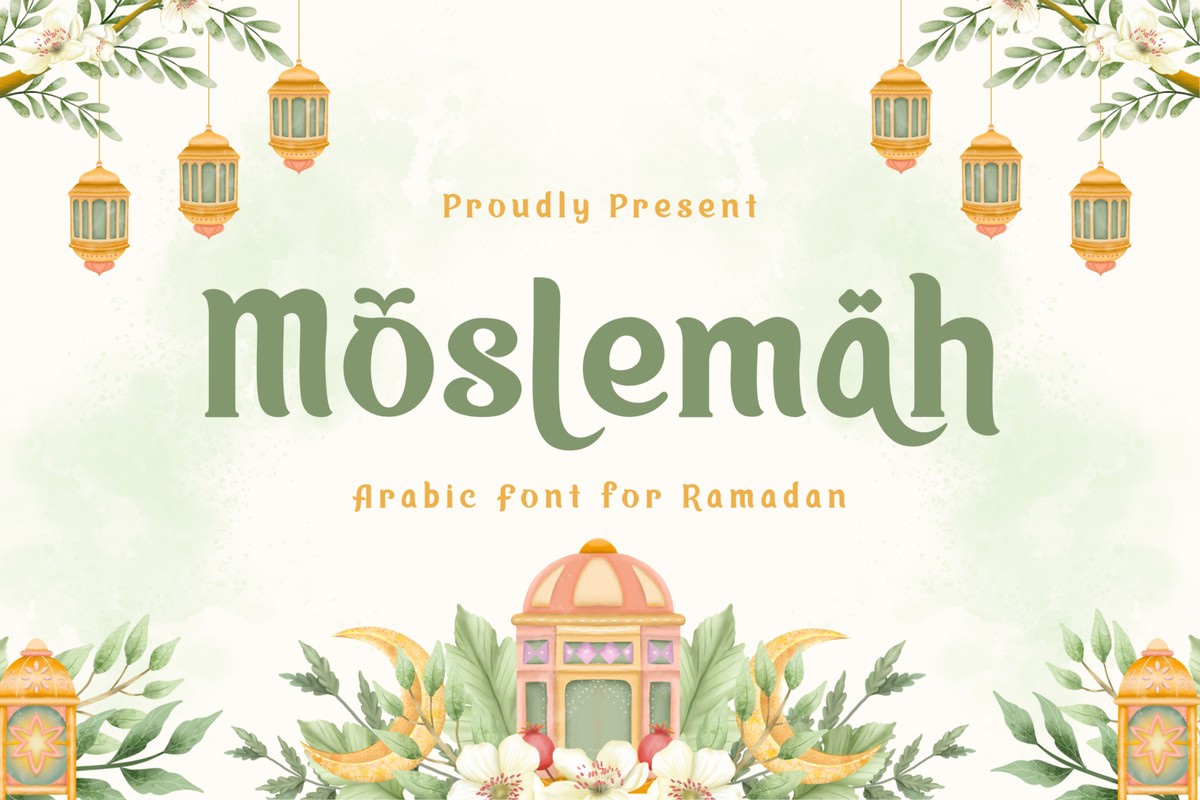 フォント Moslemah