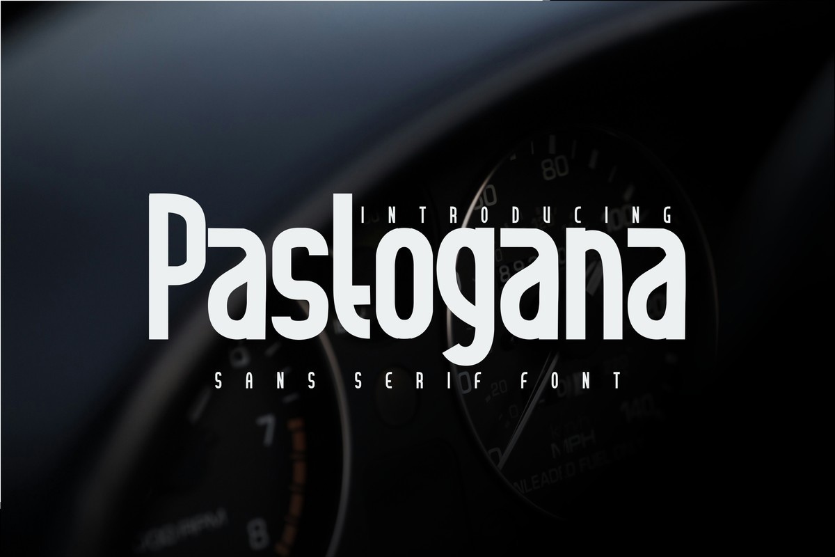 フォント Pastogana