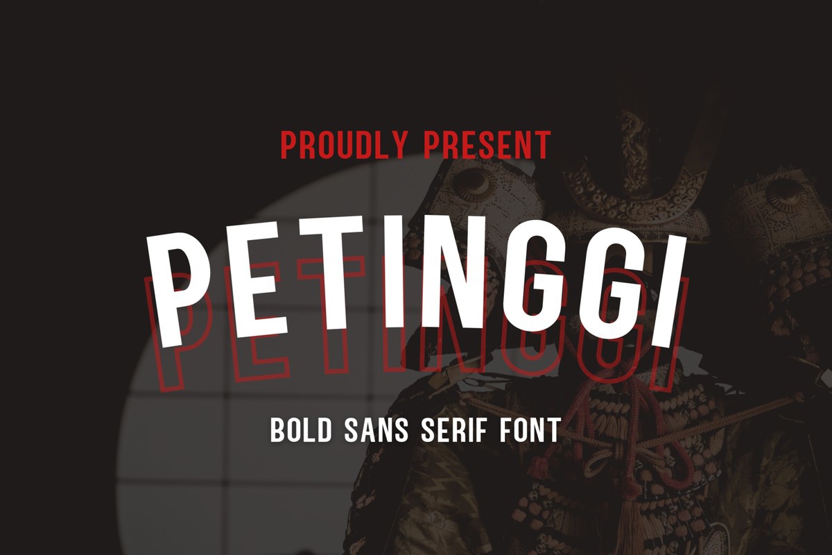 フォント Petinggi
