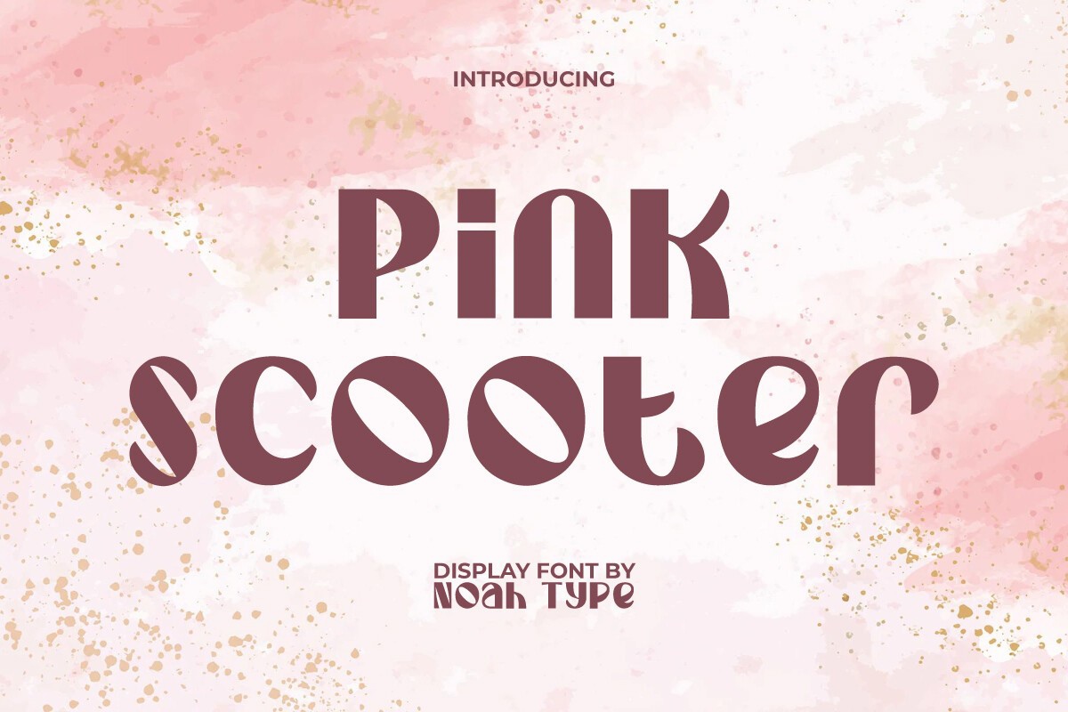 フォント Pink Scooter