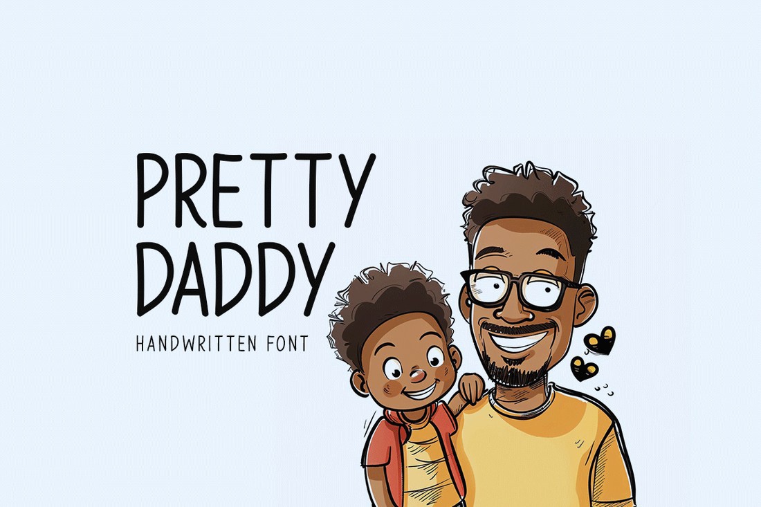 フォント Pretty Daddy