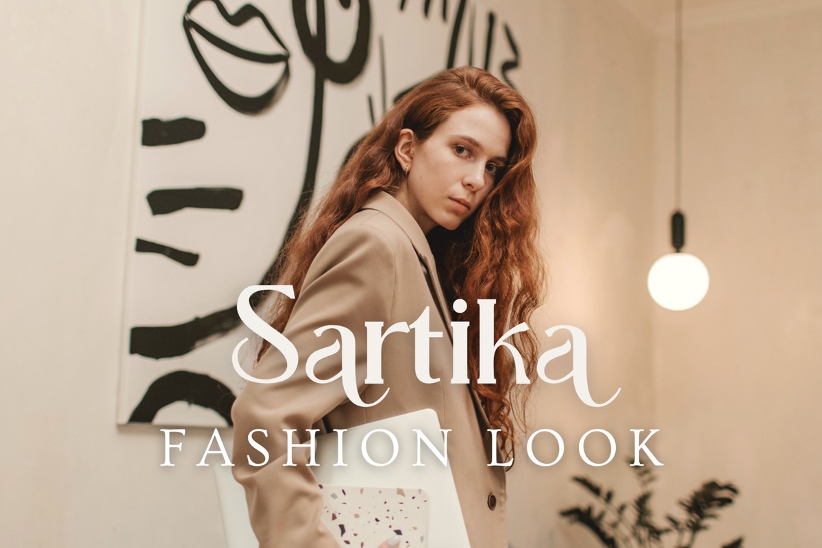 フォント Sartika