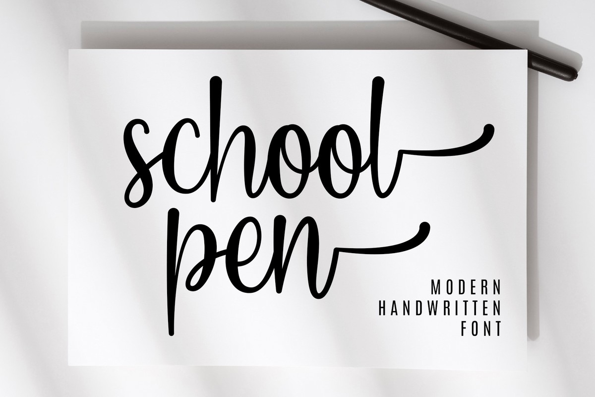 フォント School Pen