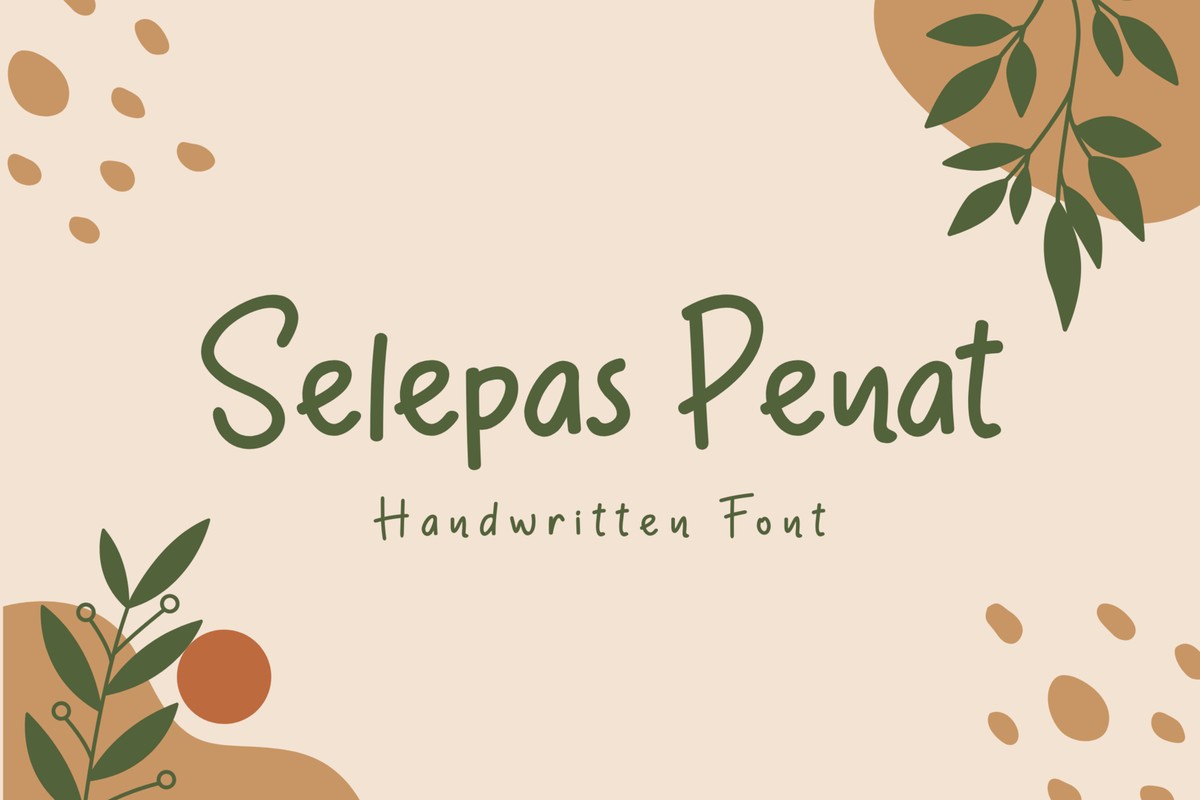 フォント Selepas Penat