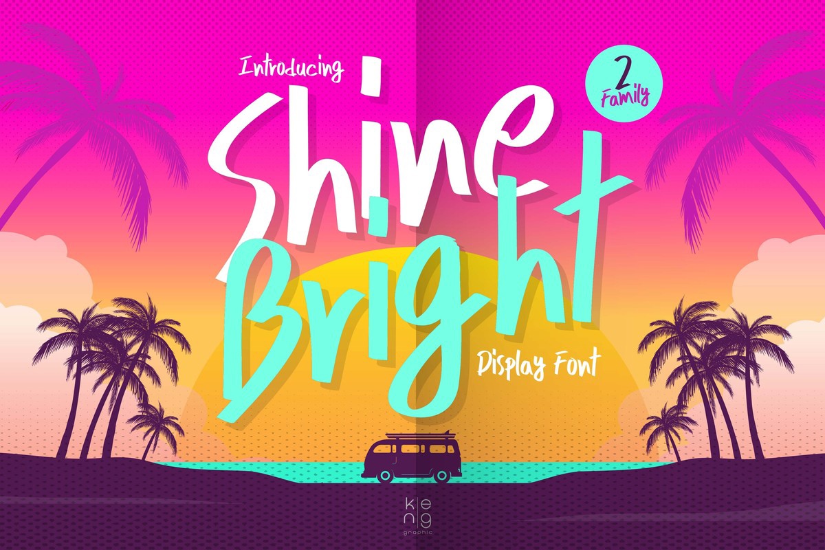フォント Shine Bright