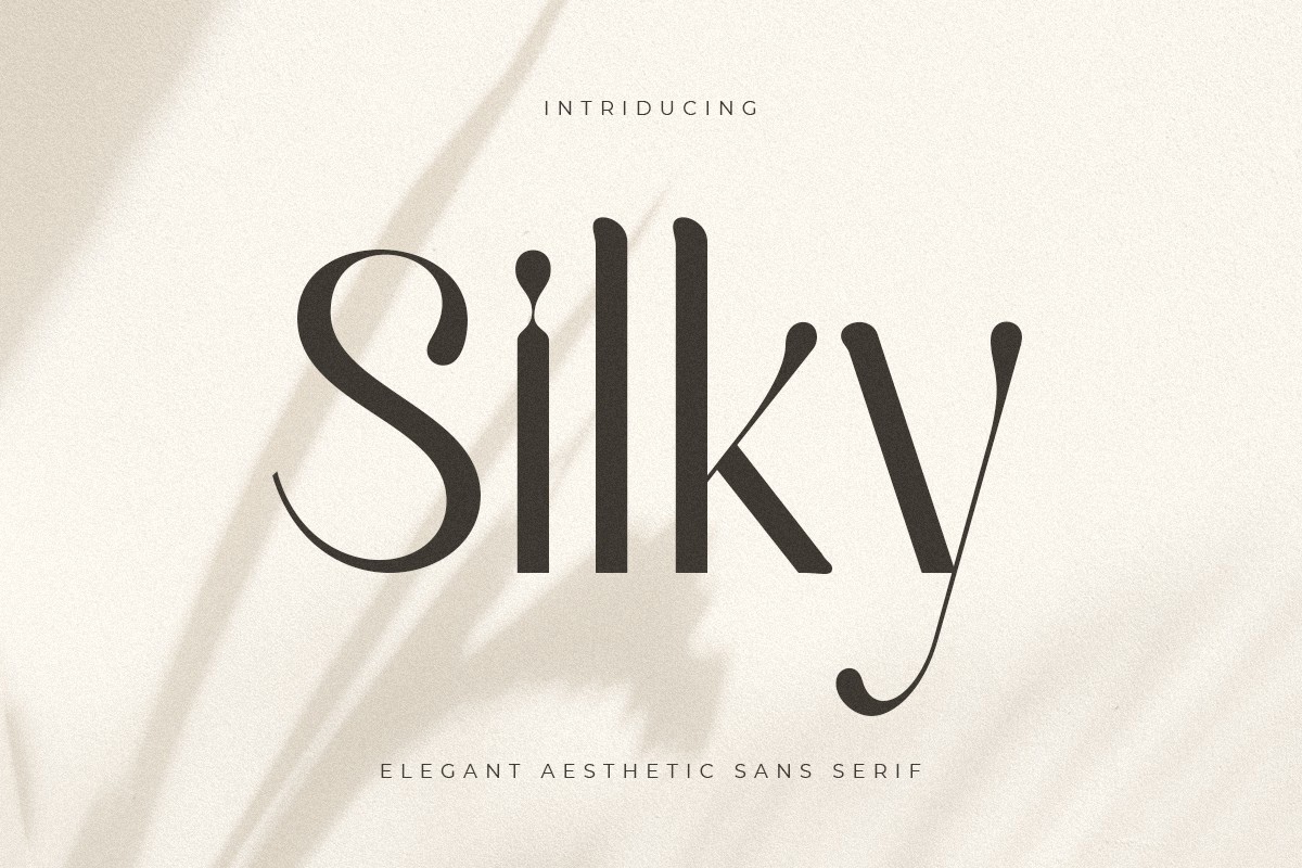 フォント Silky