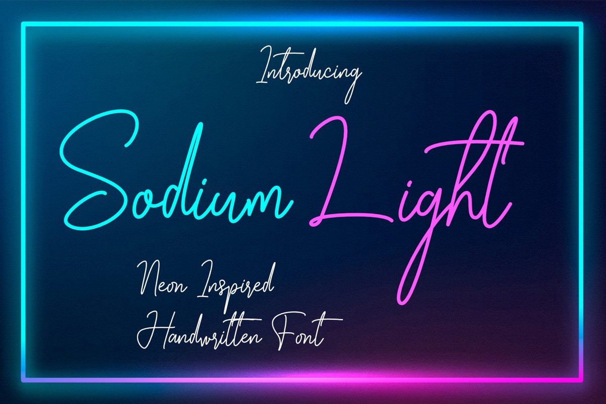 フォント Sodium Light