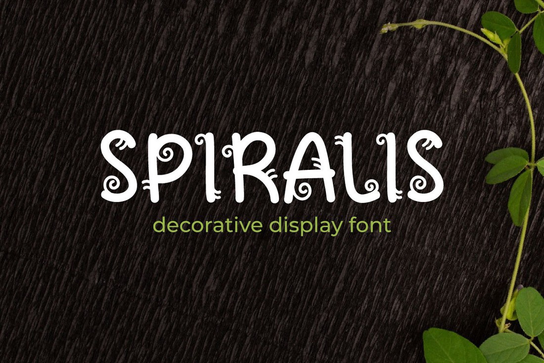 フォント Spiralis