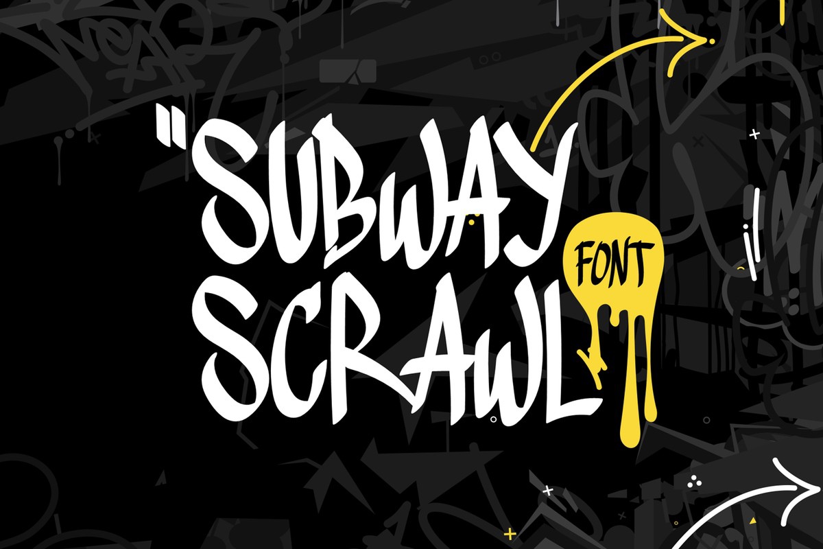 フォント Subway Scrawl