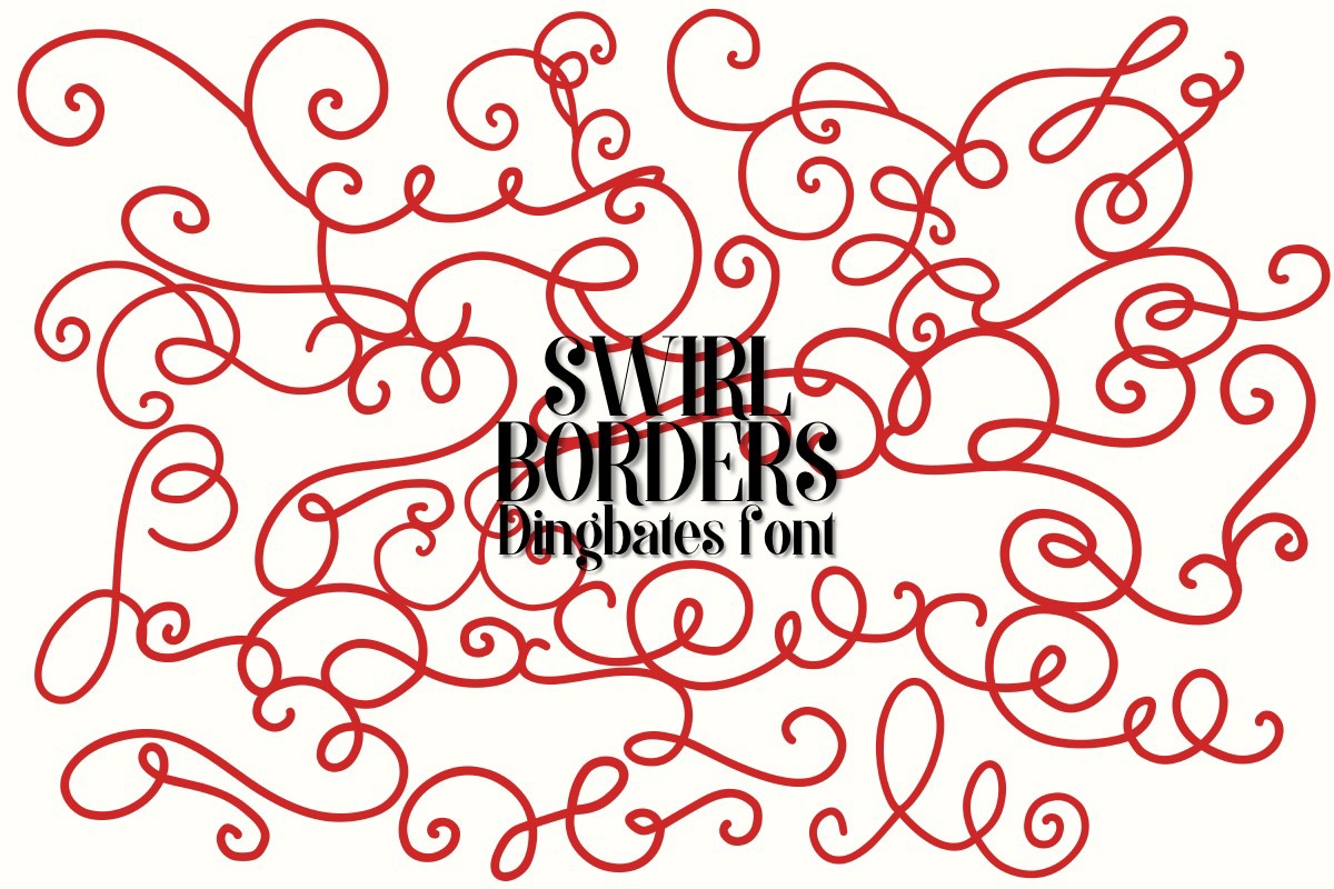 フォント Swirl Borders