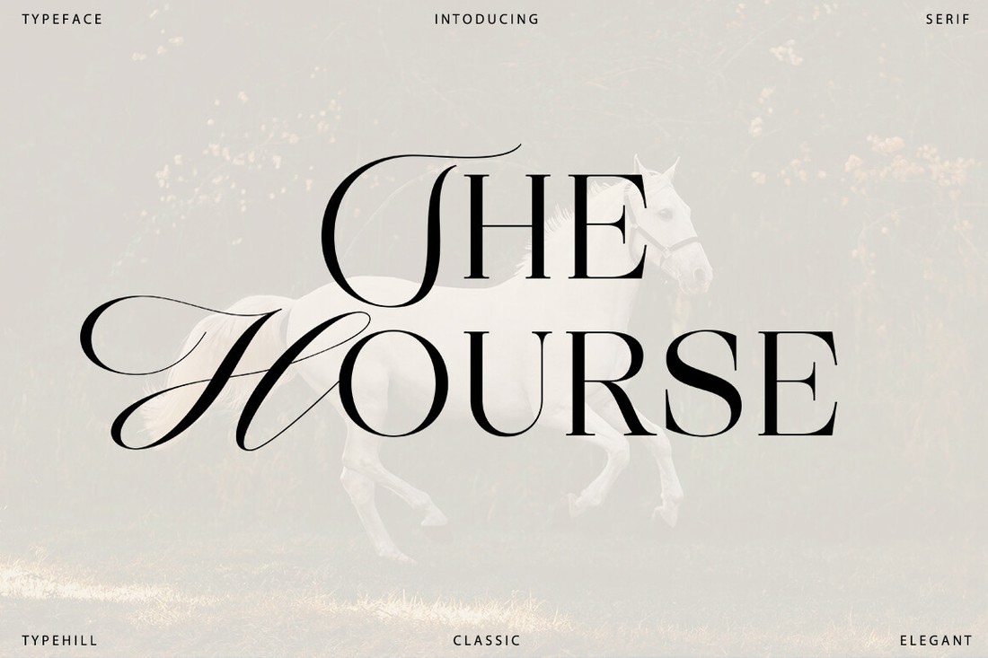 フォント The Hourse Serif