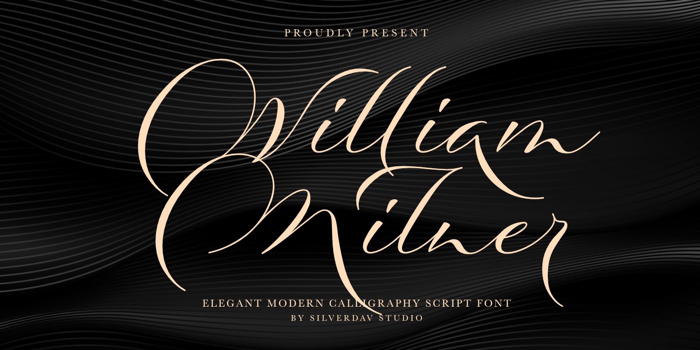 フォント William Milner