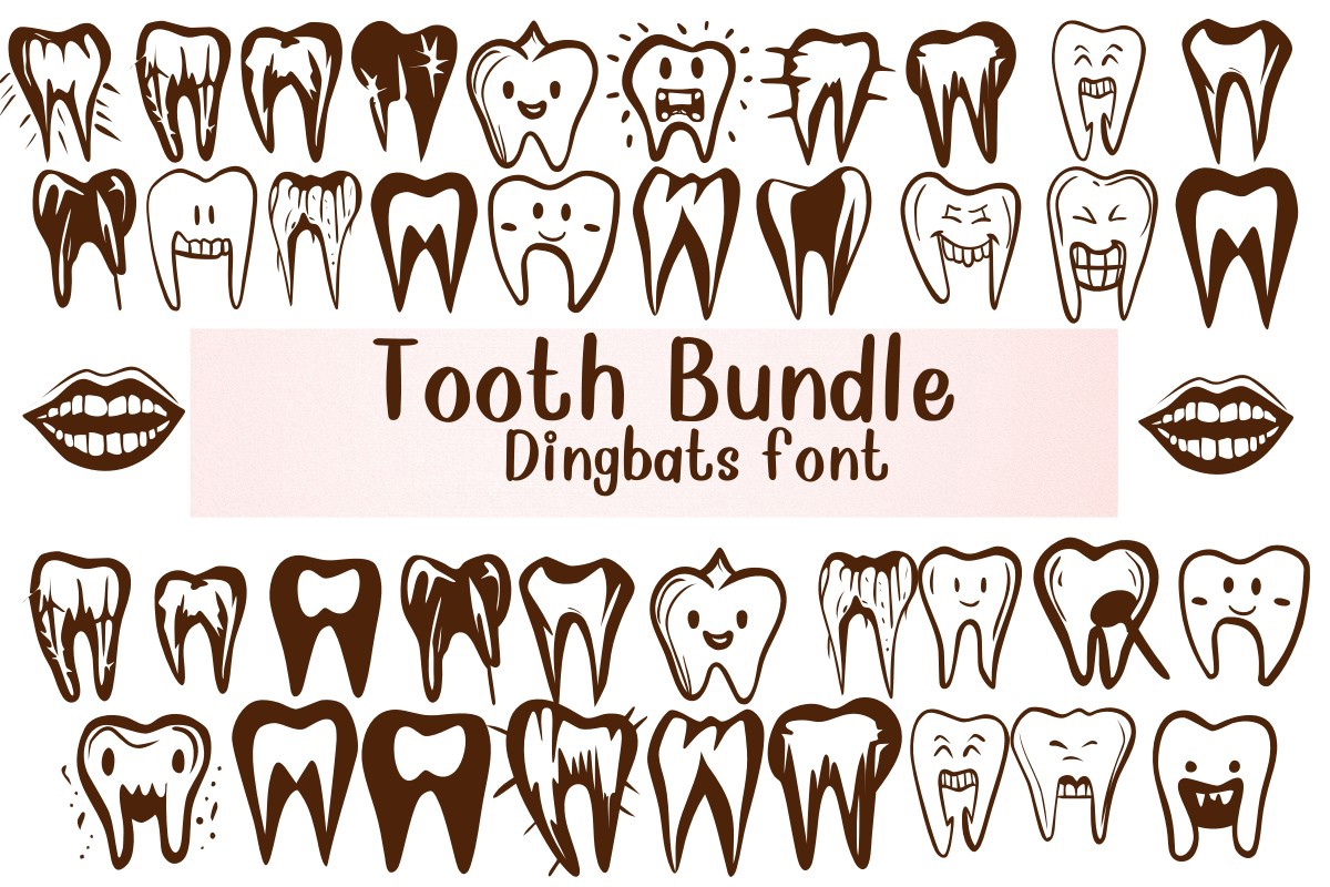 フォント Tooth Bundle