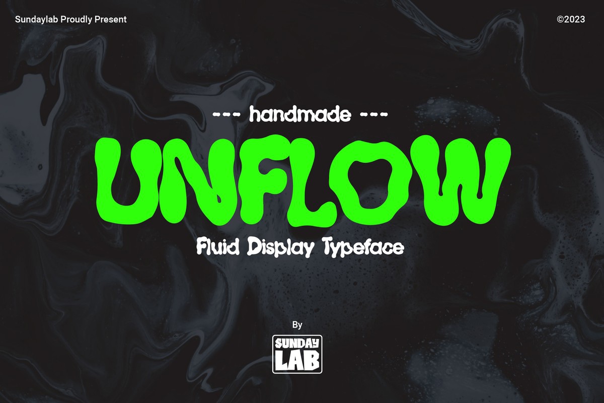 フォント Unflow Typeface