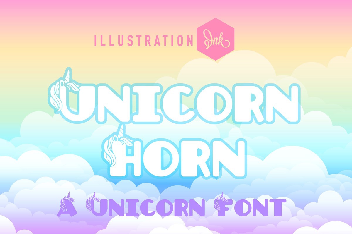 フォント PN Unicorn Horn