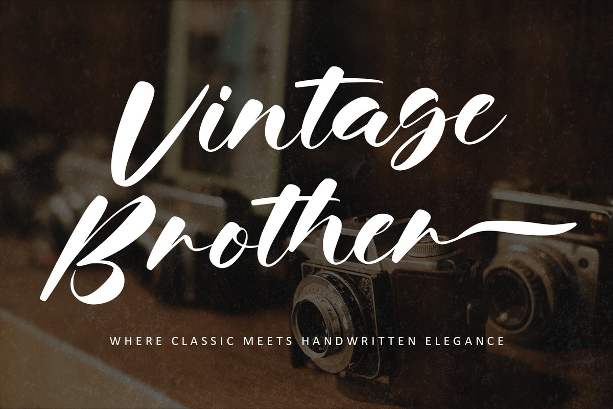 フォント Vintage Brother