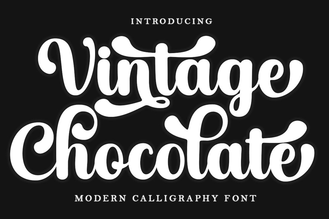 フォント Vintage Chocolate Script