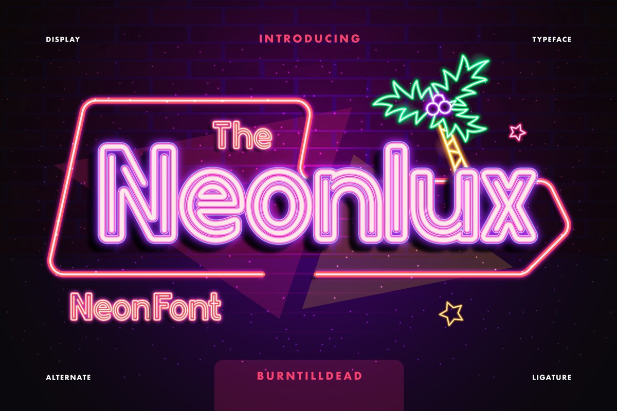 フォント Neonlux