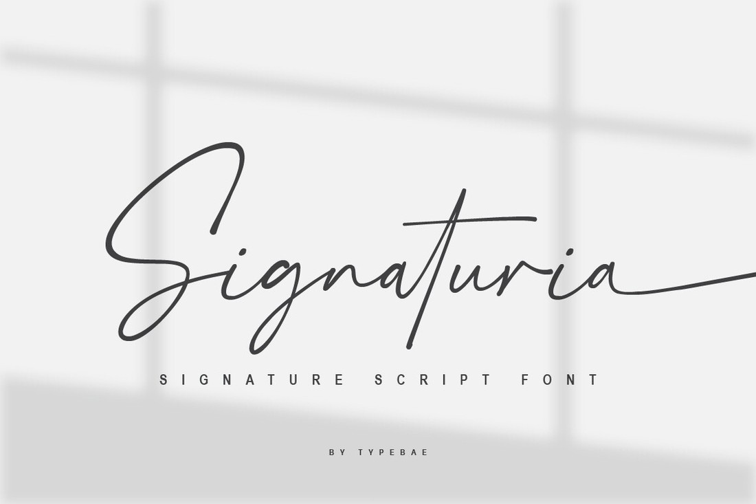 フォント Signaturia