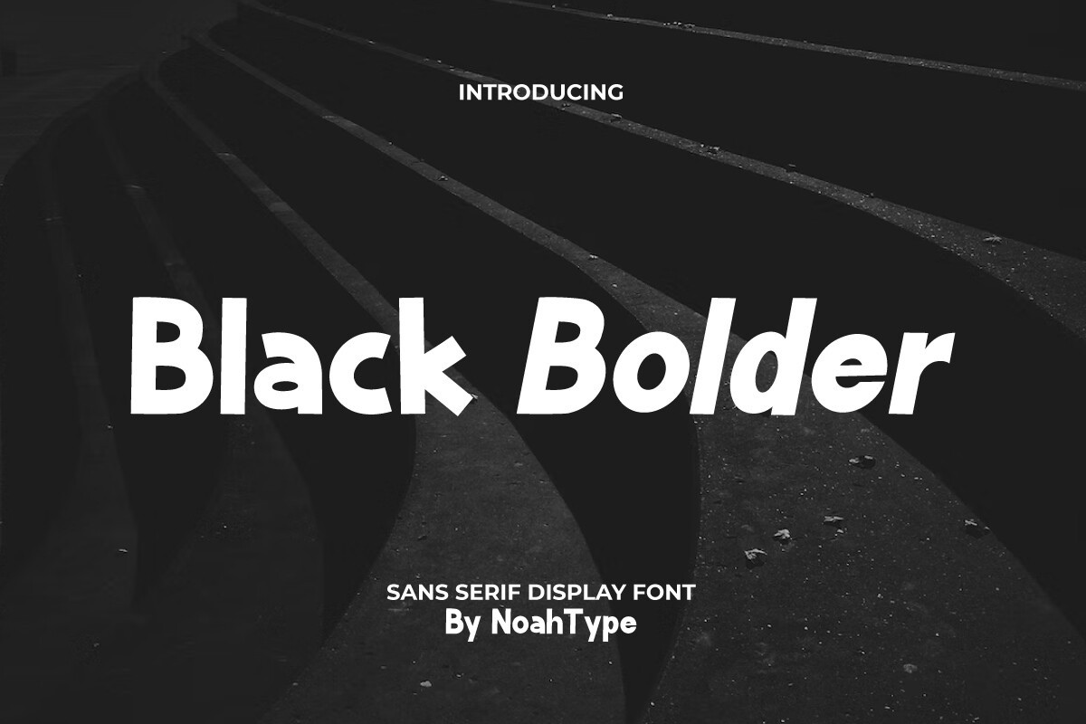 フォント Black Bolder