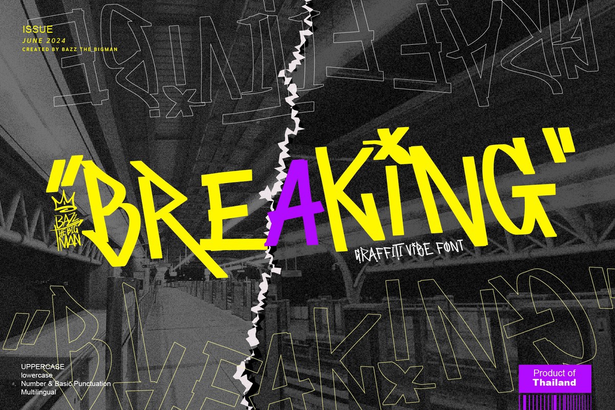 フォント Breaking