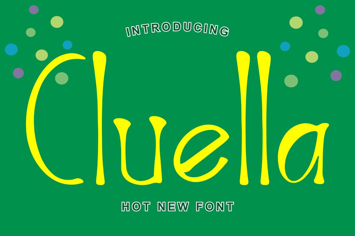 フォント Cluella