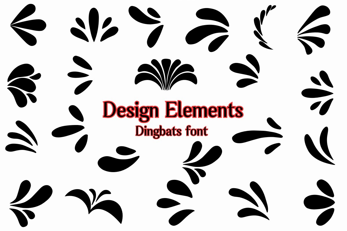 フォント Design Elements