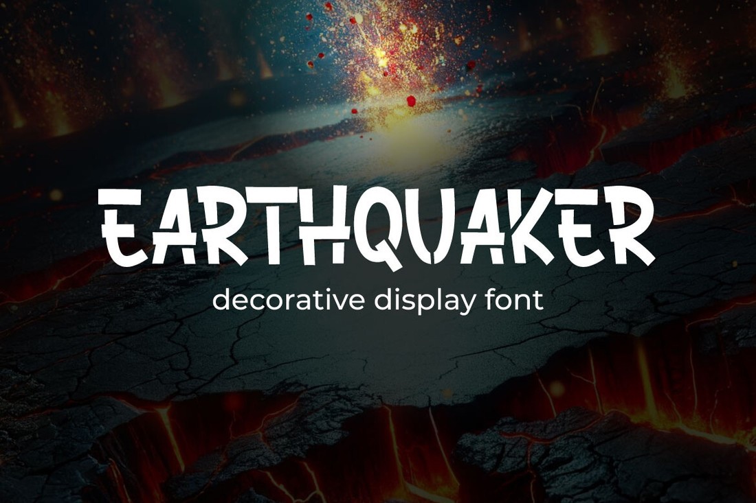 フォント Earthquaker