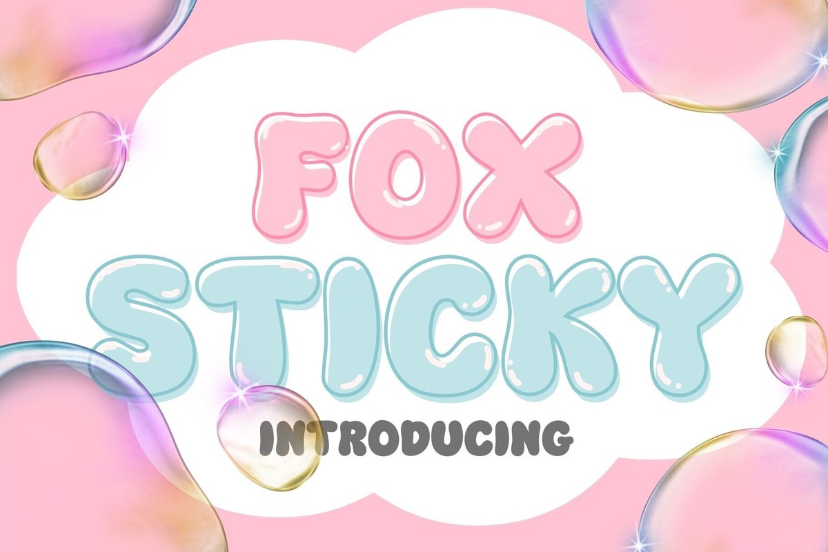 フォント Fox Sticky