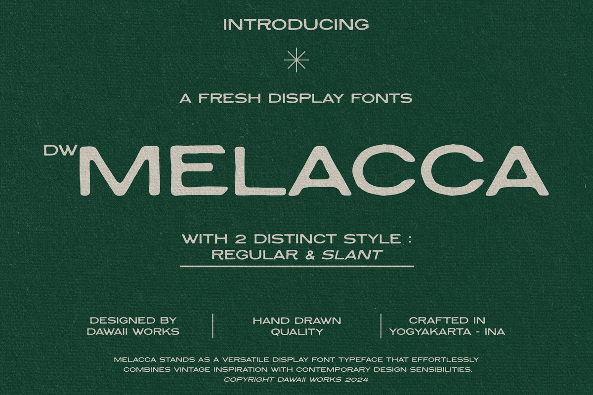 フォント Malacca