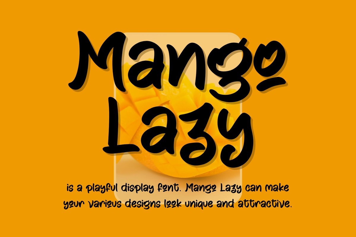 フォント Mango Lazy
