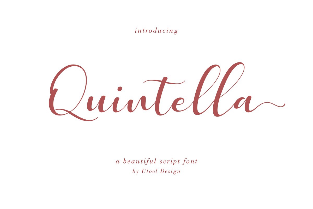 フォント Quintella