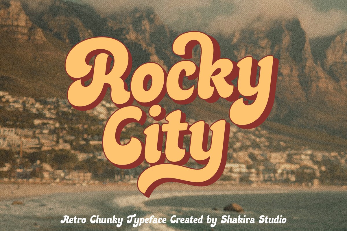 フォント Rocky City