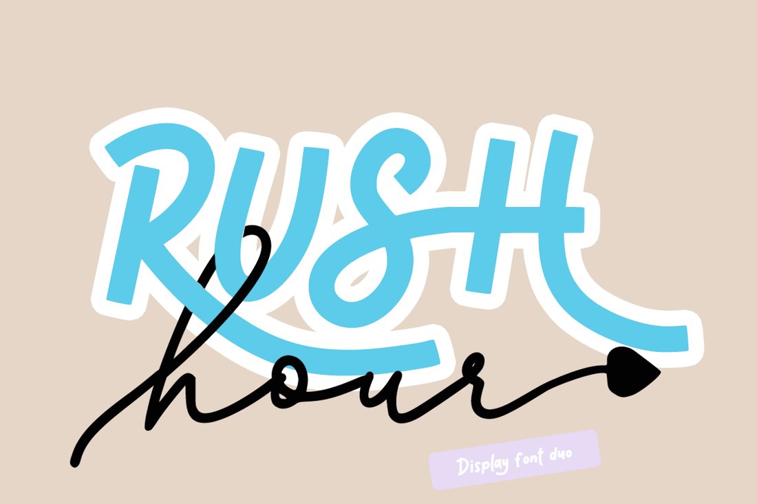 フォント Rush Hour