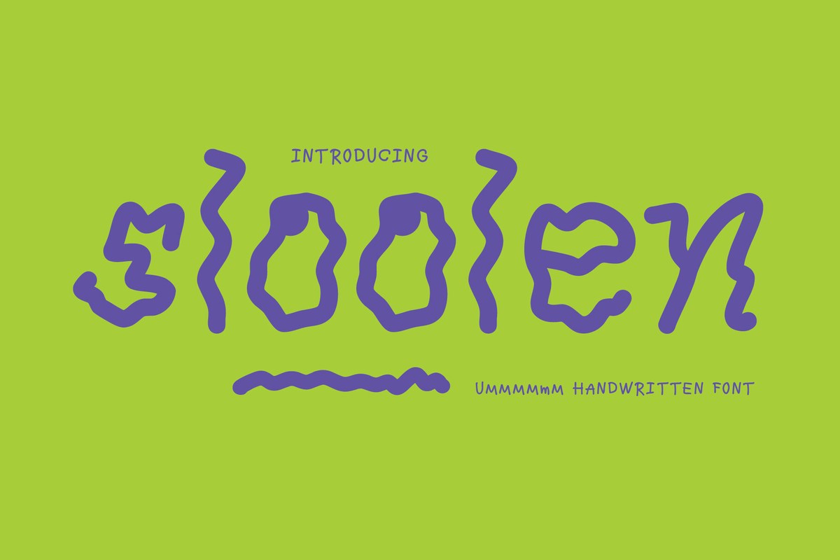 フォント Sloolen