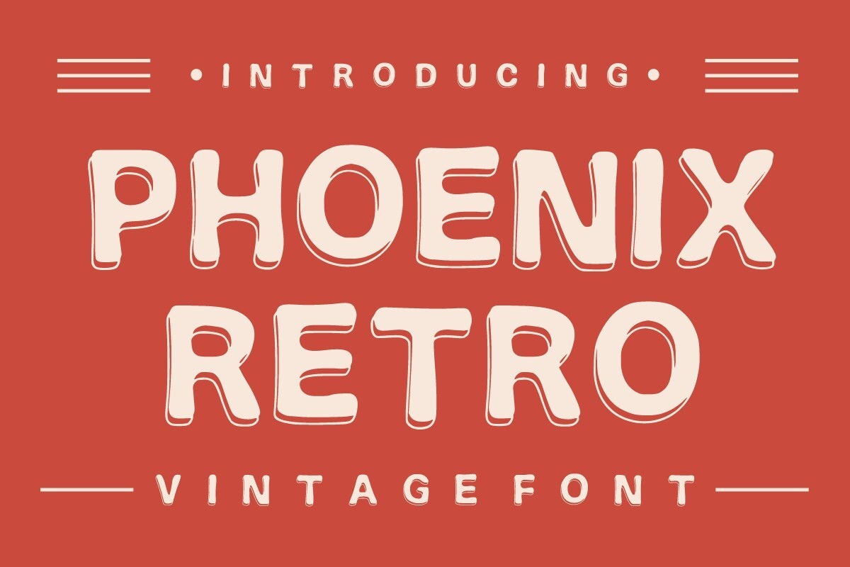 フォント Phoenix Retro